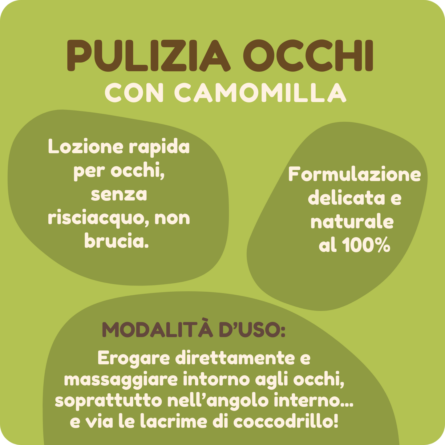 Spray PULIZIA OCCHI antisettico antimicrobico e antiprurito con Camomilla da 150 ml