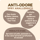 Spray ANTI ODORE con Aceto di Mele, Limone, Lavanda e Tea Tree da 250 ml
