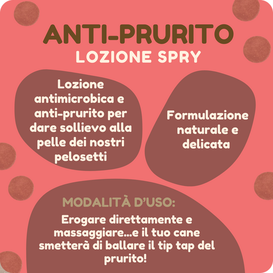 Spray ANTI PRURITO con Olio di Canapa e Latte d'Avena da 150 ml